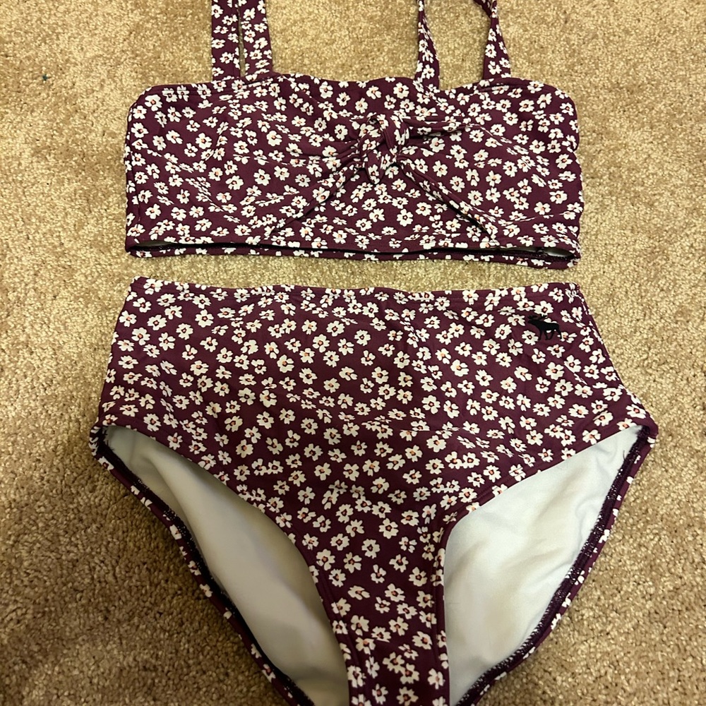 Abercrombie high rise bikini